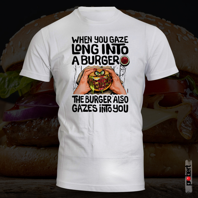Main burger t shirt