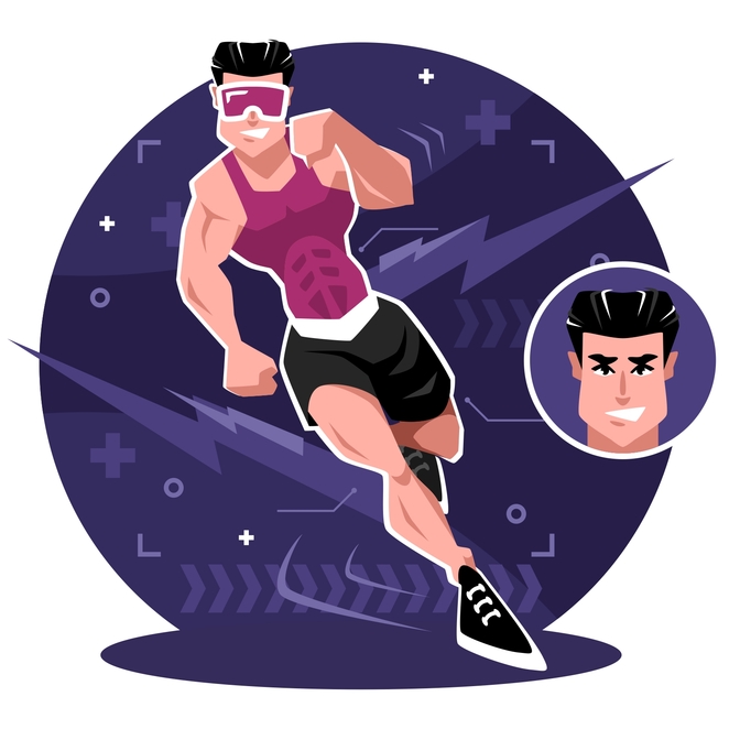 Main running sportsman