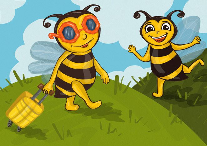 Пчелка жужужу садик в школу не хожу. Пчелка Жужужу. Пчелка жу жу. Пчёлка жу-жу-жу детская.