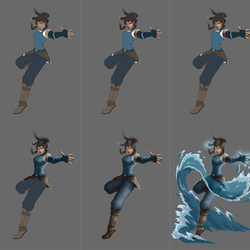 Avatar Korra. Process