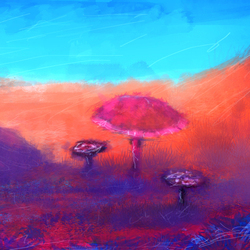 Mushroom landscape