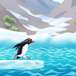 бегущий пингвин