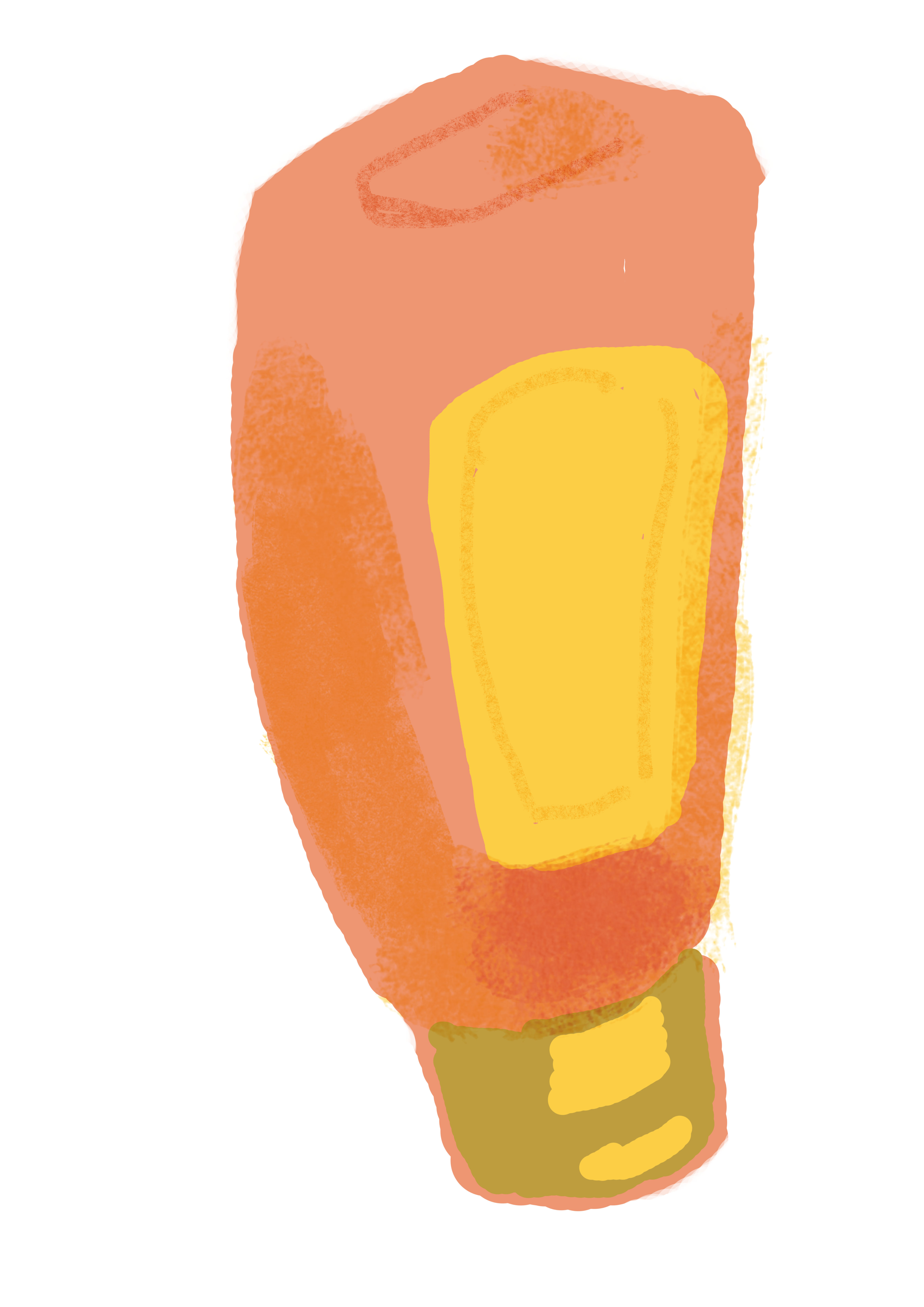 Иллюстрация Кетчуп в стиле компьютерная графика, поп-арт