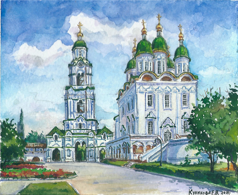 Рисунок карандашом астраханский кремль