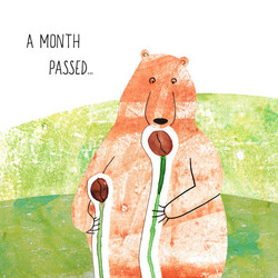 Иллюстрация к детской книге о приключениях медведей