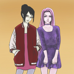 Marceline and Princess Bubblegum