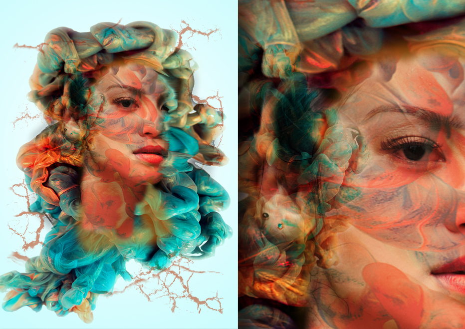 Портрет по фото в стиле Альберто Севесо