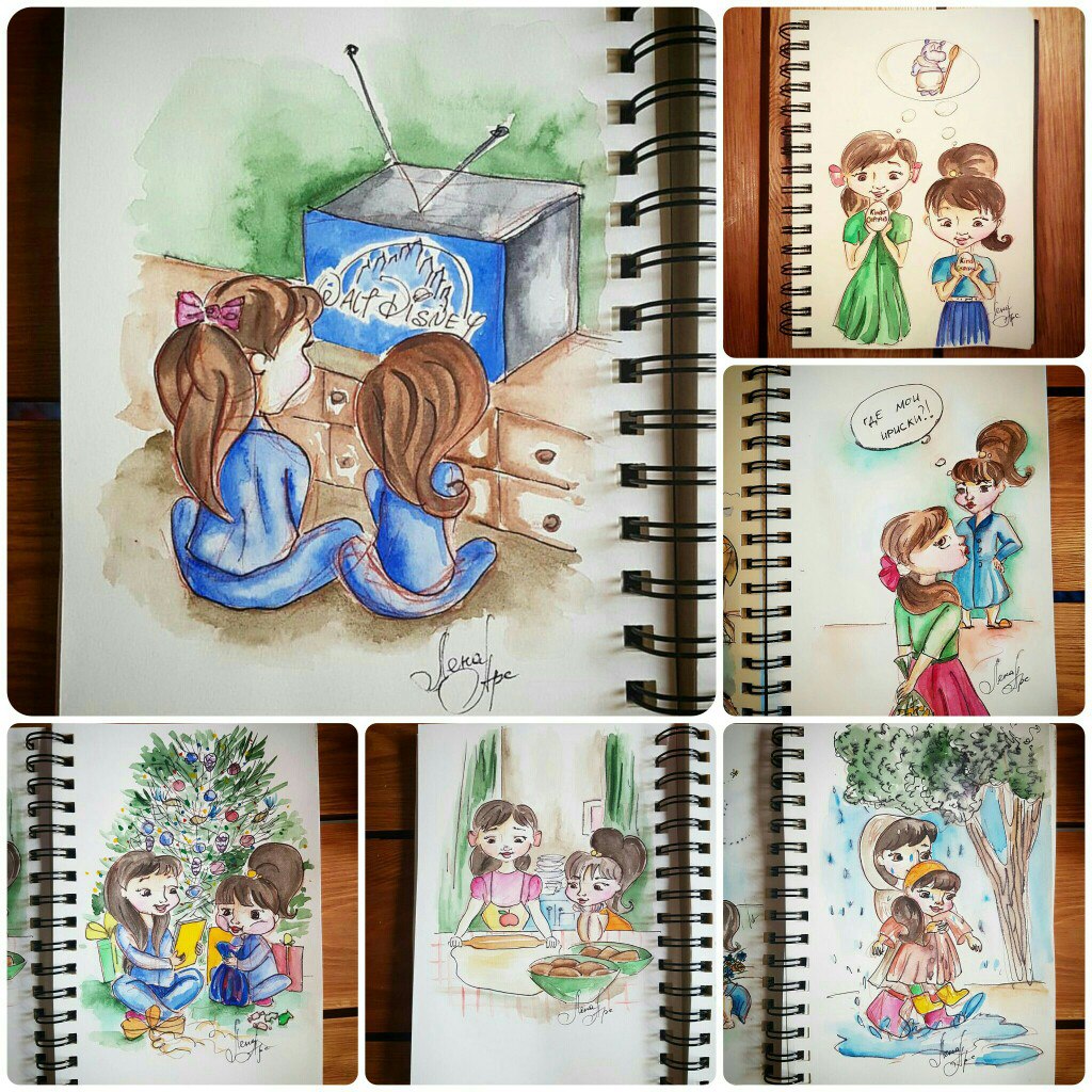 Комикс "Алена и Маша"