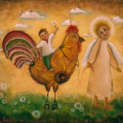 Одуванчики.