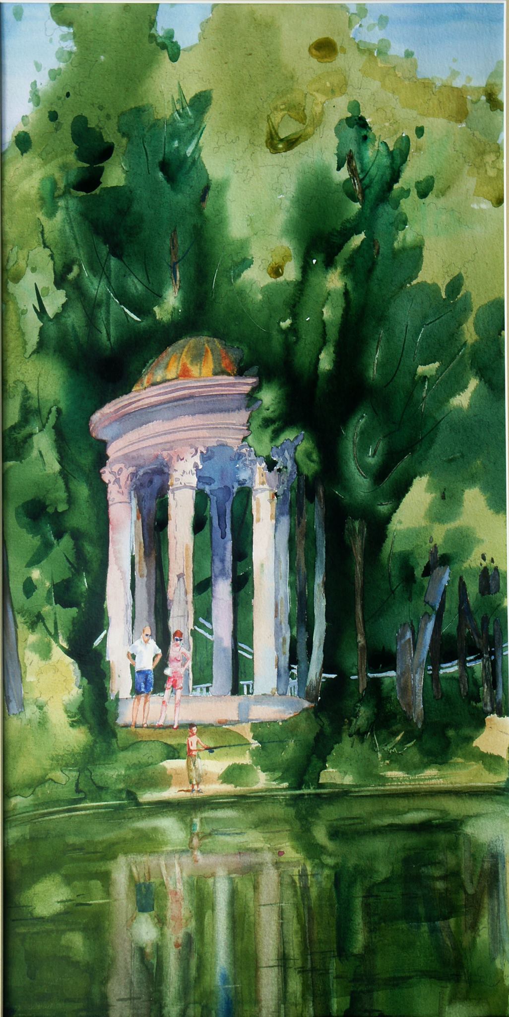 Иллюстрация Ротонда в Заречье в стиле 2d | Illustrators.ru