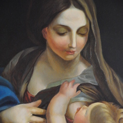 Копия "Мадонна с младенцем"