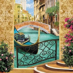 Венеция, коллаж , фотообои на заказ.