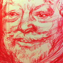 Портрет весёлого мужичка