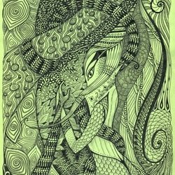 Девушка и змей