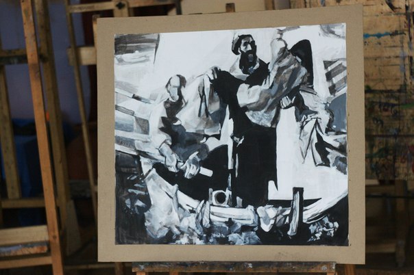 темпера, картон, копия