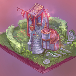 Изометрия, домик 