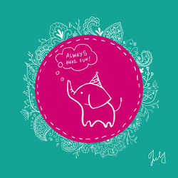 Розовый слон