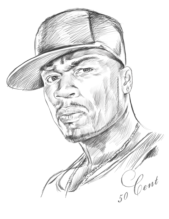 Draw 50. 50 Cent портрет. 50 Cent рисунок. 50 Cent рисунок карандашом. 50 Cent фоторобот.