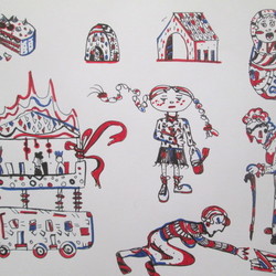 Красно-синий