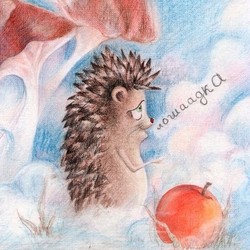 Hedgehog in fog