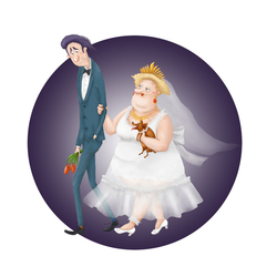 Дизайн персонажей "Свадьба"