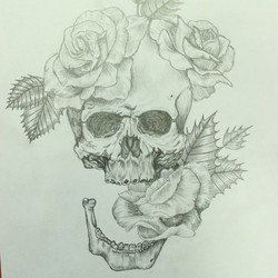 inspired skull