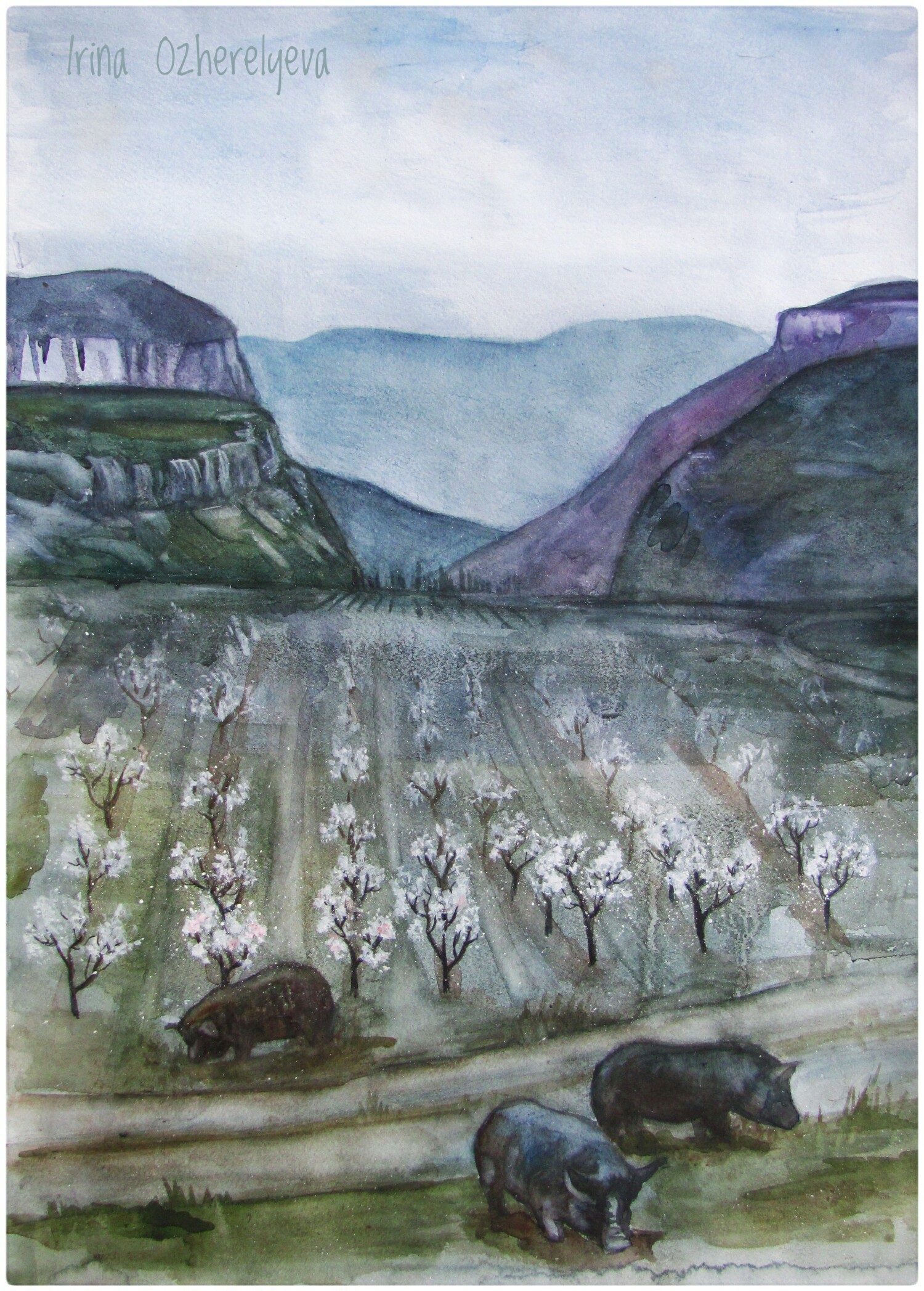 Бельбекская Долина картина