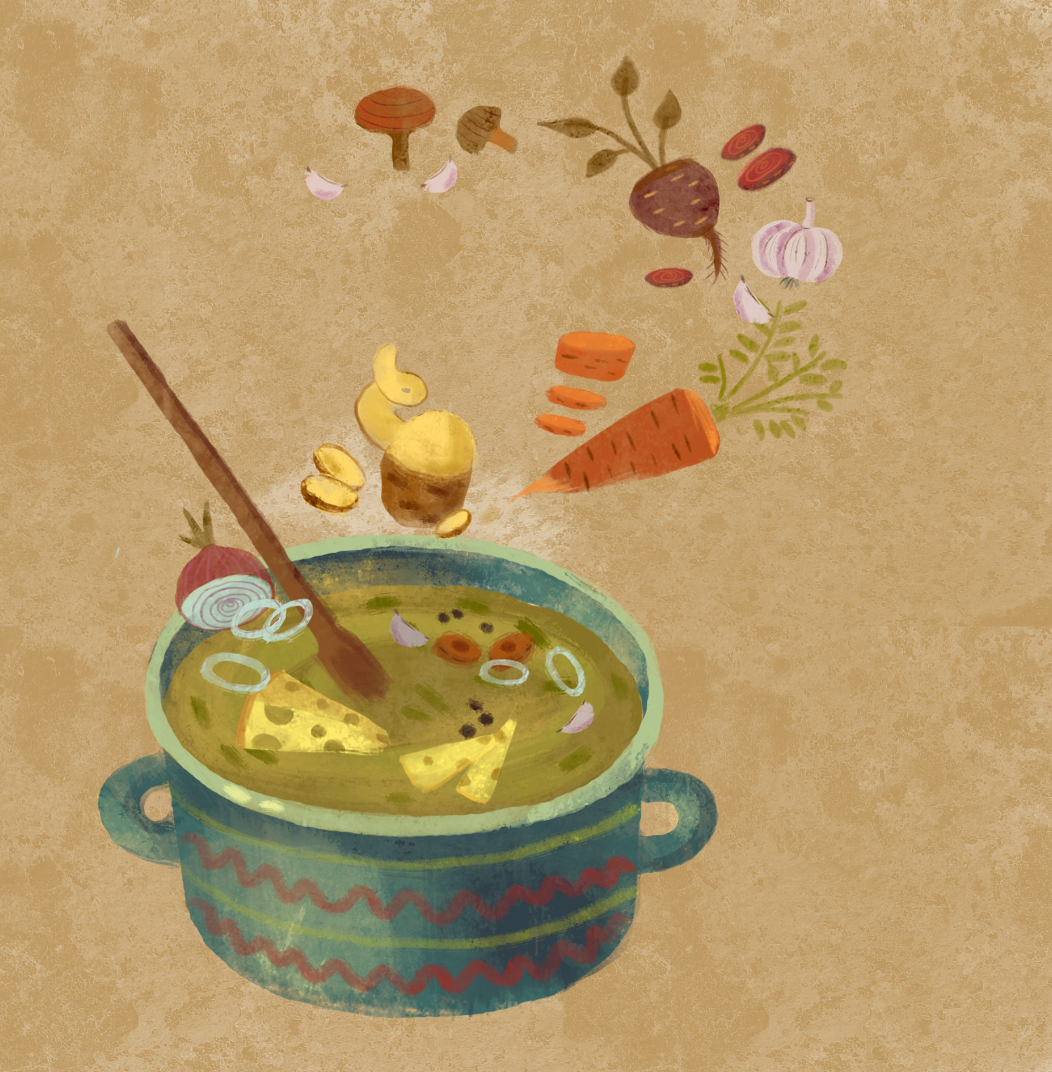 Суп в живописи