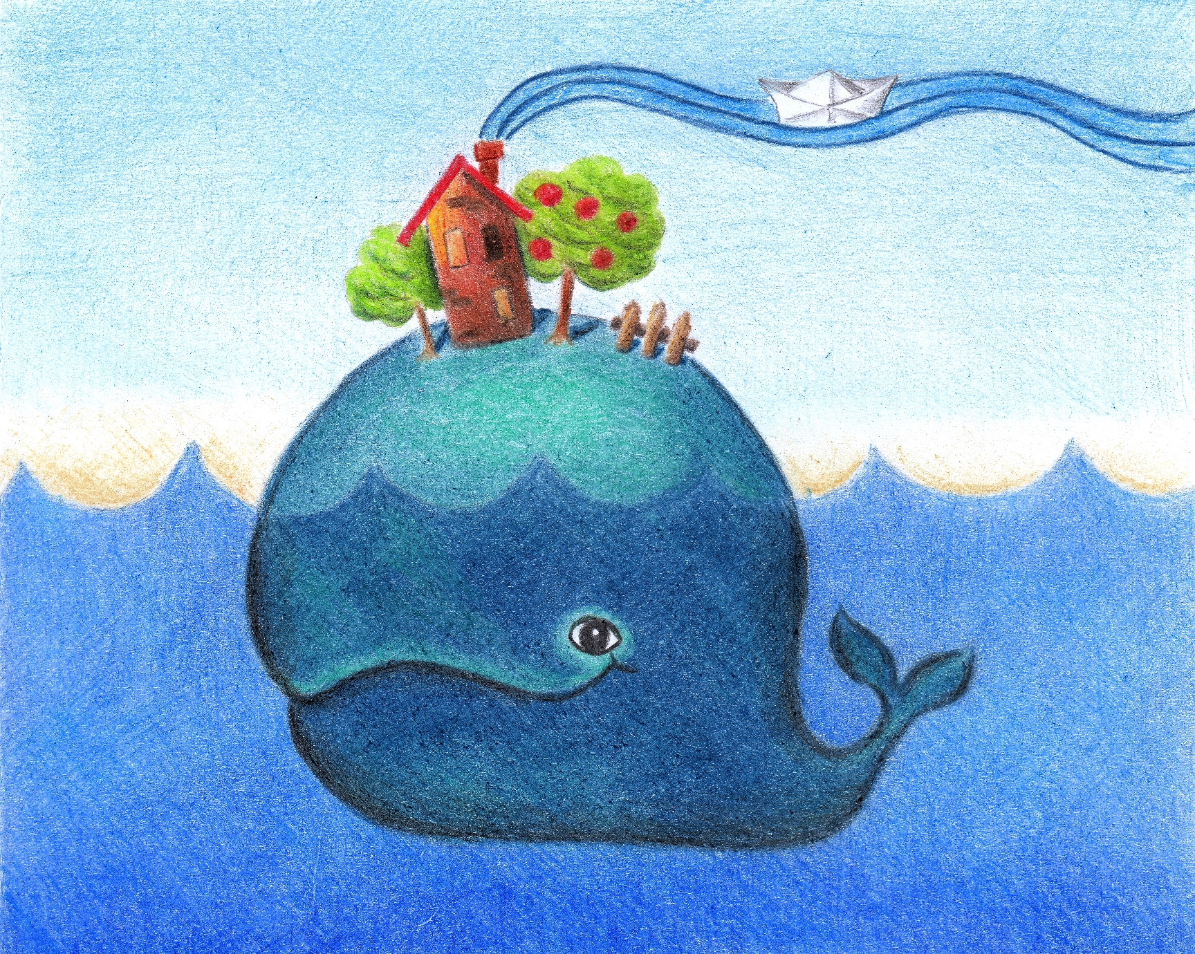 Сказка про кита для детей