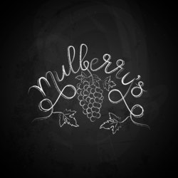 Lettering "Mulberry's" 