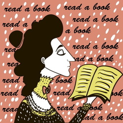 Девушка читает книгу