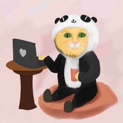 Кот в кигуруми