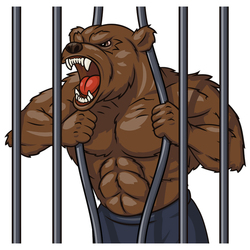 Медведь в клетке