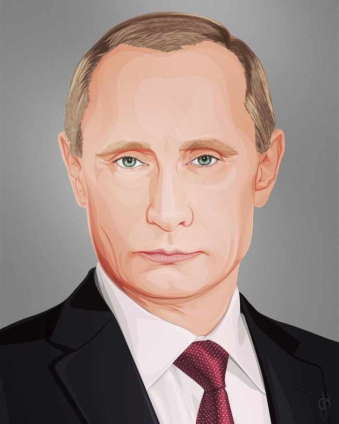 Владимир путин рисунок