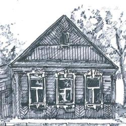 Ветхий дом на одной из Калужских улочек