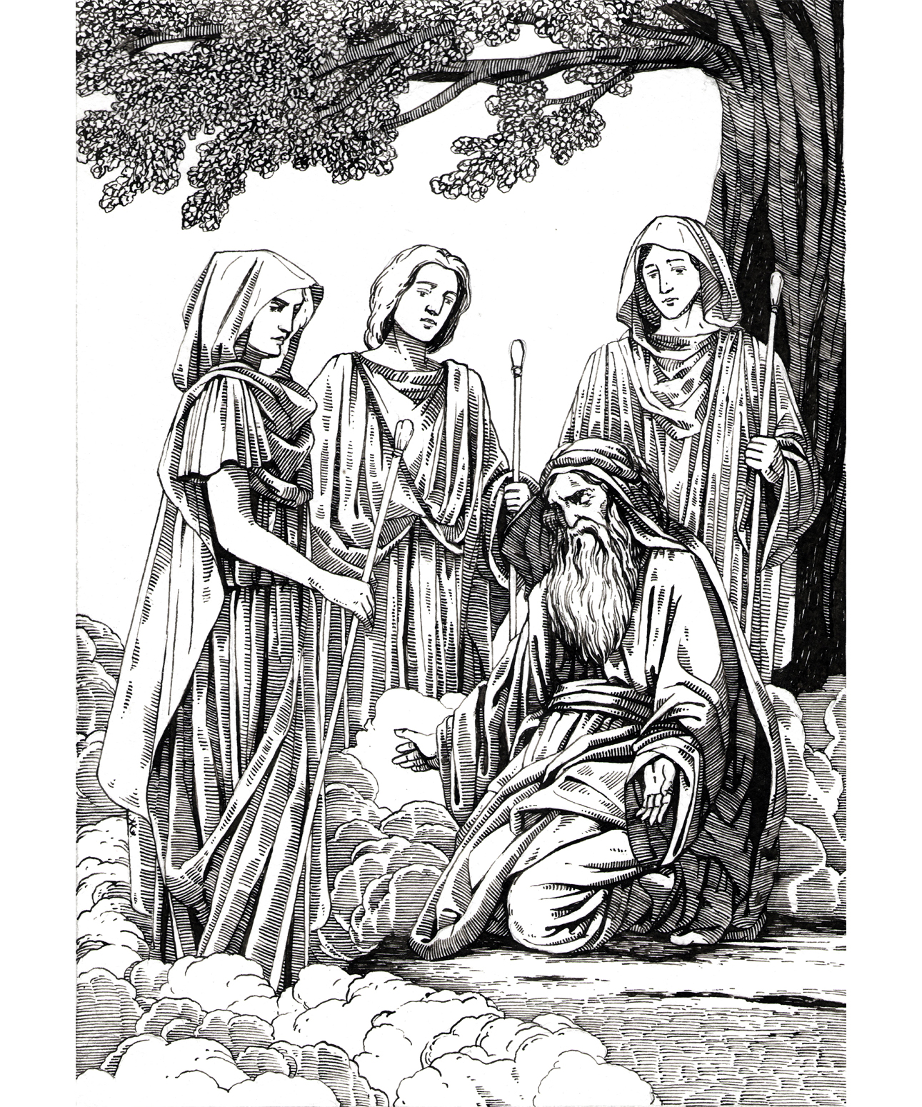 Авраам и три странника