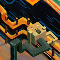 "The Scream" isometric version