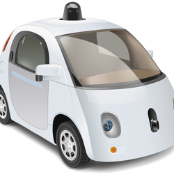 vector google-mobil, google-car