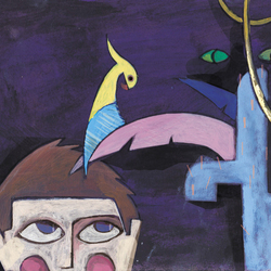 Иллюстрация к стихотворению В.Маяковского "Тропики"