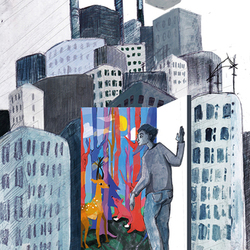 иллюстрация в журнал к статье про окружающую среду