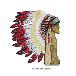 Indian War bonnet 