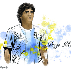 MARADONA. Album for the stickers.