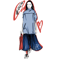 Fashion week illustration