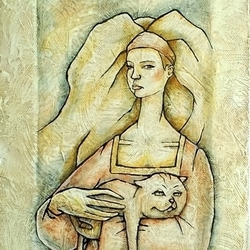 Дама с котом