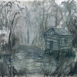 дом на болоте
