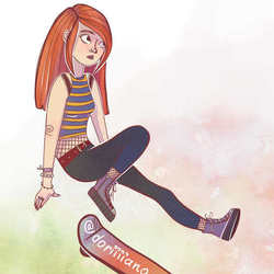 girl and skate 