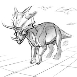 Triceratops ~ sketch