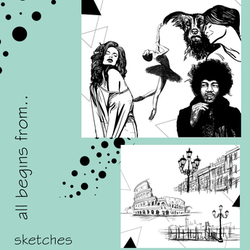 Set of sketches