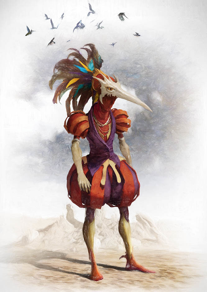 Иллюстрация bird_man в стиле 2d | Illustrators.ru