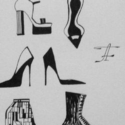 Эскизы женской обуви